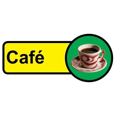 Cafe sign - 480mm x 210mm